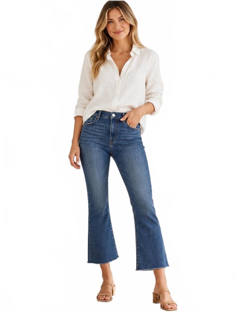Paige Rory Crop Flare Jeans